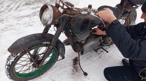 холостой с полуоткрученным карбом