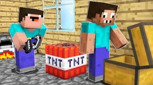 НУБ И ТОП 7 ПРАНКОВ НАД ПРО В МАИНКРАФТ  НУБИК ПРОТИВ ТРОЛЛИНГ ЛОВУШКА В MINECRAFT Дак Плей Мультик