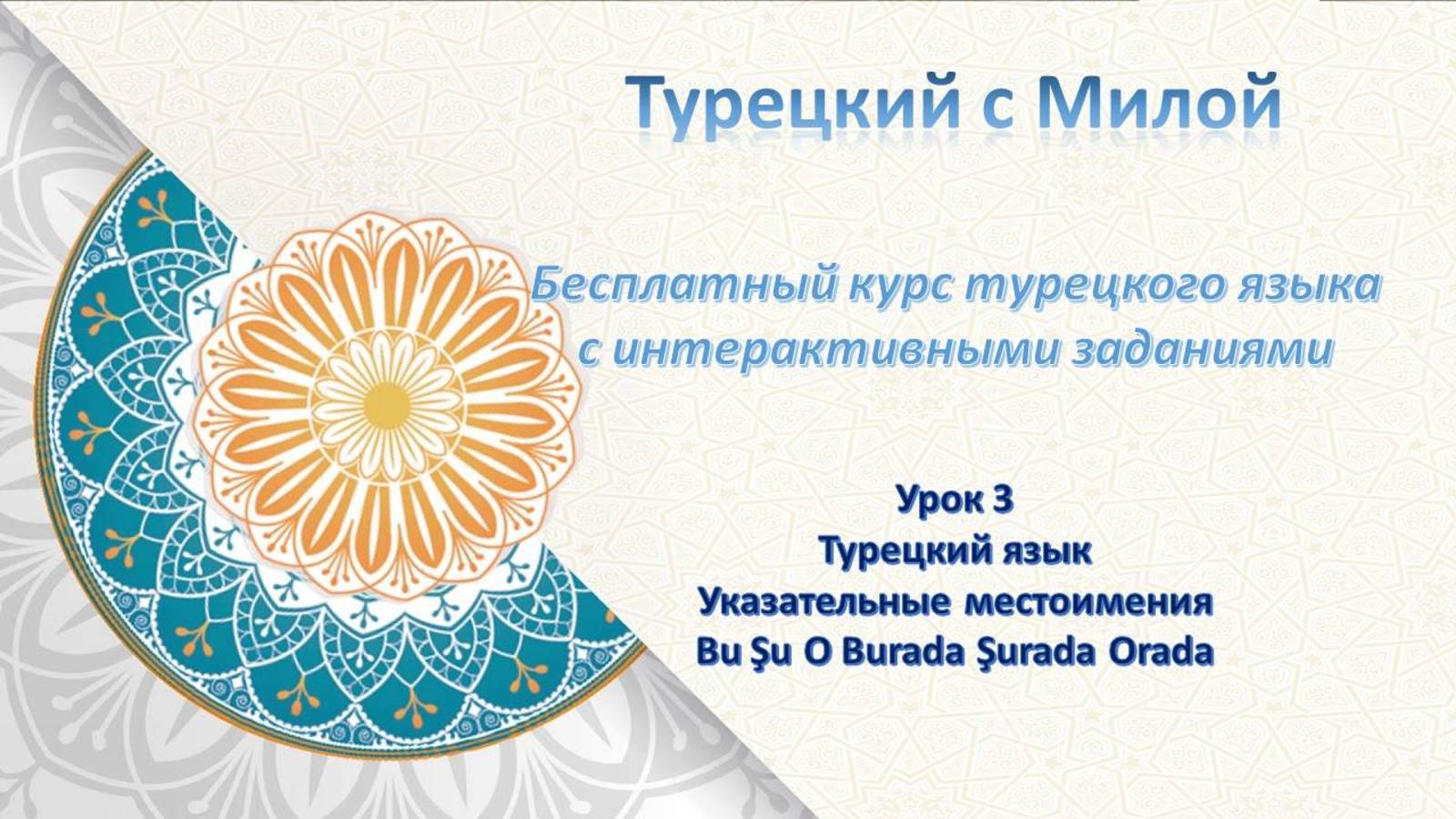 Турецкий язык Урок 3 Указательные местоимения
#турецкий #турецкийуроки