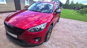 mazda cx 5 2016 в красном цвете хороша, как не крути