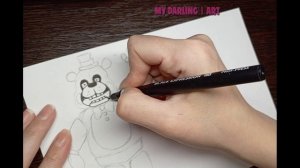 Рисую АНИМАТРОНИКА Фредди. Рисовать легко. Рисуем вместе, понятно и просто