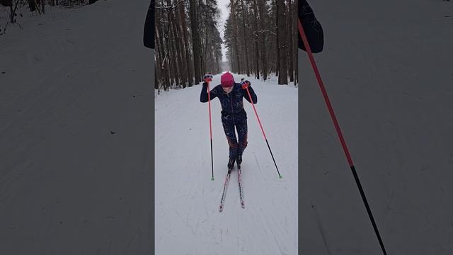 Лёгкий коньковый ход #лыжи смотреть онлайн