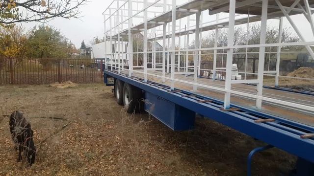 Пчелоприцеп " Буржуй", обзор. Пасека Жмайловых(Буржуй). Кочевая пасека. Промышленное пчеловодство.