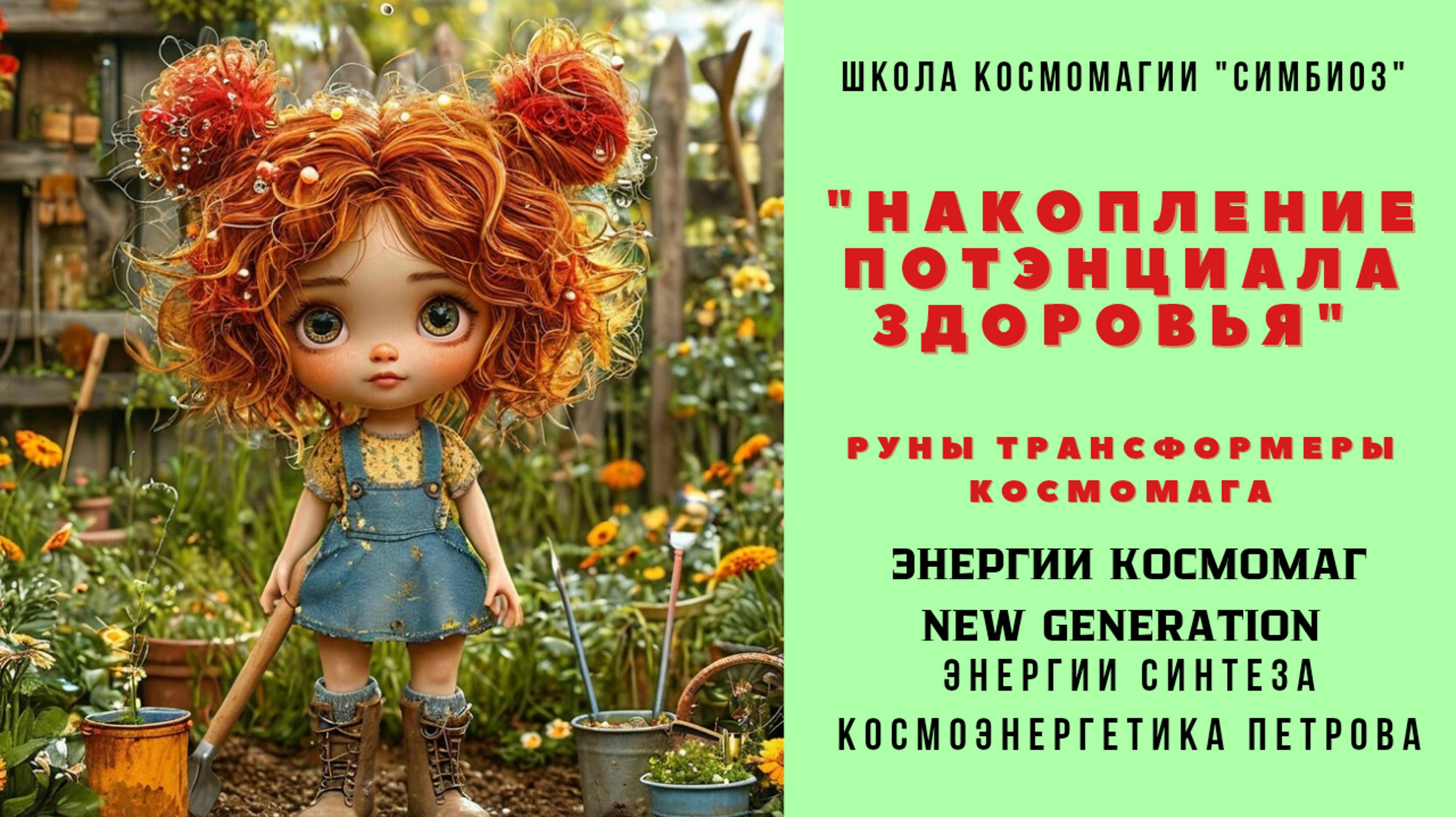 КОСМОМАГ «НАКОПЛЕНИЕ ПОТЕНЦИАЛА ЗДОРОВЬЯ». Руны Трансформеры.