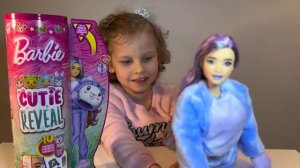 Barbie Cutie Reveal обзор распаковка Барби  💃