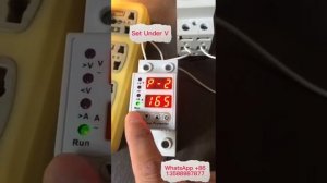 Single Phase Voltage and Current Protector, Protector Relay, Voltmeter, Ampere Meter