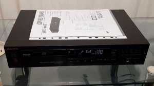 SONY CDP-295 TEST VOR VERPACKEN 01.03.20