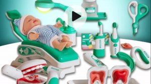 Распаковка игрушек. Игровой набор стоматолог