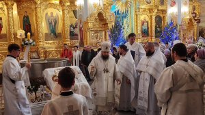Водосвятный молебен. Регент Екатерина Артюхова.