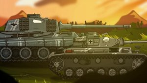 СТАЛЬНОЙ МОНСТР РАТТЕ-44 ИДЕТ НА ПРОЛОМ - мультики про танки(ТаНкоаниме)