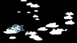 Футаж самолётики 2