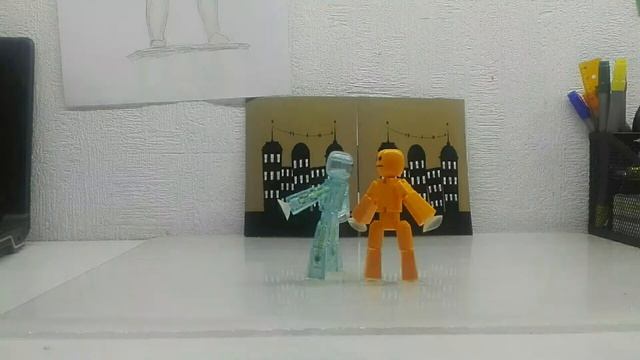 Stikbot битва Прозрачный vs Оранжевого смотреть онлайн