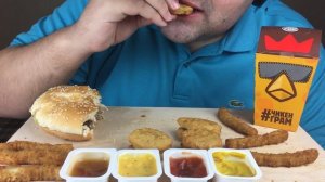 ASMR BURGER KING WHOPPER, CHICKEN NUGGETS and CHICKEN FRIES (Eating Sounds) Mukbang *NO TALKING*