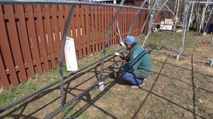 ТЕПЛИЦА ПО МЕТЛАЙДЕРУ. ЗАВЕРШЕНИЕ РАБОТ  Часть 3. ( УСИЛЕНИЕ КАРКАКСА, ПРОВЕТРИВАНИЕ, ПОЛИКАРБОНАТ.)