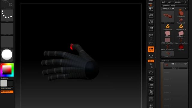 ZBrush Making Hand Tutorial (720p)