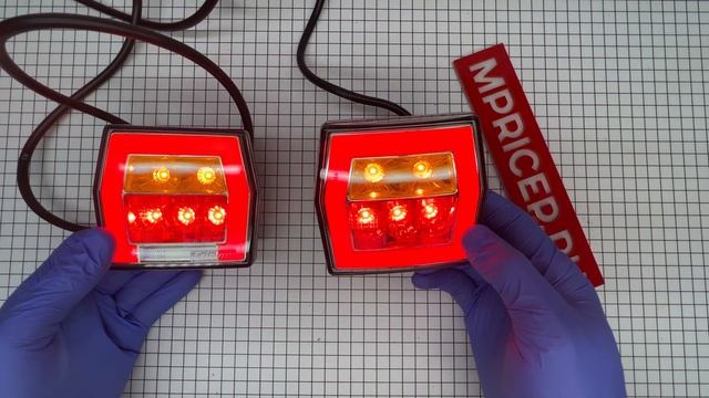 Сравнение задних фонарей FT-122 и FT-122T смотреть онлайн