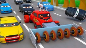 Мультики про машинки - Большие машины - Тяжелые грузовики - Сборник - Мультики для детей