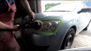 полировка фар тойота