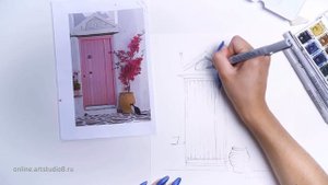 Курс по скетчингу от художественной школы ART STUDIO 8 и Любови Каташовой