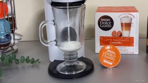 Latte Macchiato Caramel - คาราเมลลาเต้มัคคิอาโต้ | Dolce Gusto