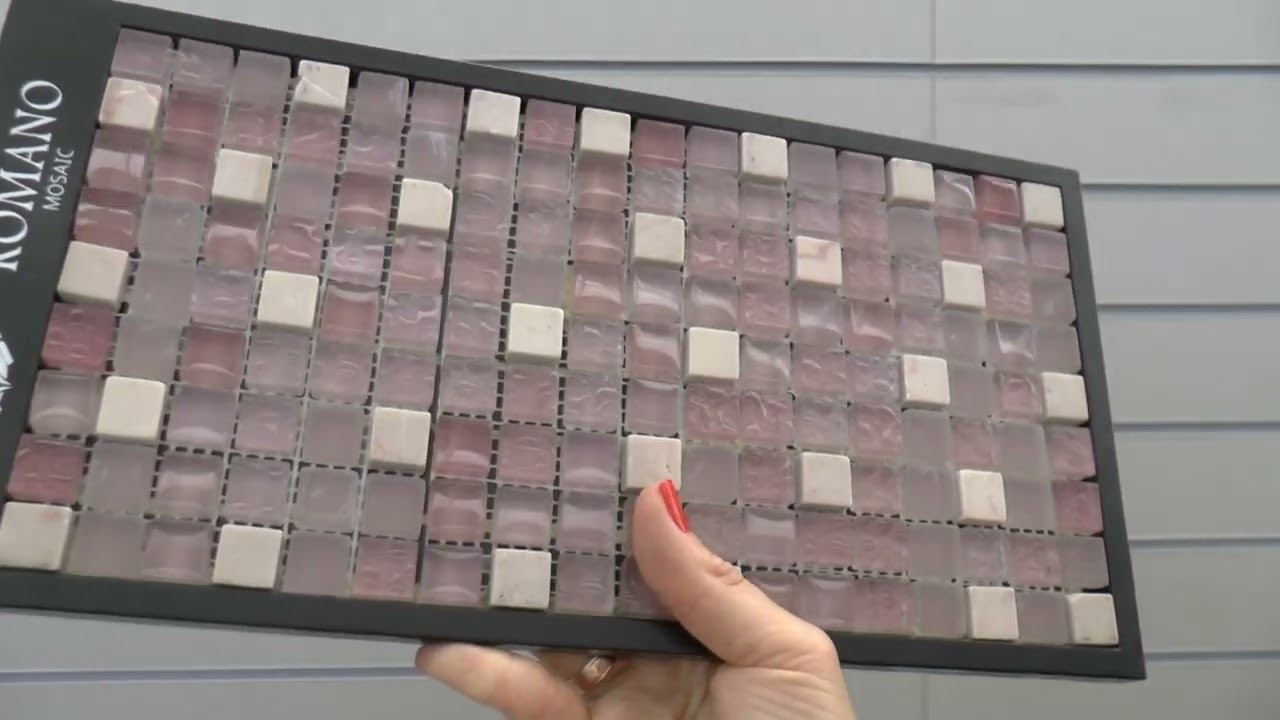 Мозаика из стекла и мрамора артикул 76226. Распродажа остатков смотреть онлайн