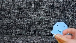 как сделать пингвиненка из бумаги (оригами)