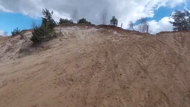 Врезался в дерево. Люберецкий карьер, мотокросс, эндуро, Лыткарино смотреть онлайн