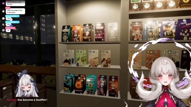 NIJI EN's reactions to Selen Coffee in Chilla's Art Parasocial | NIJISANJI EN Clips