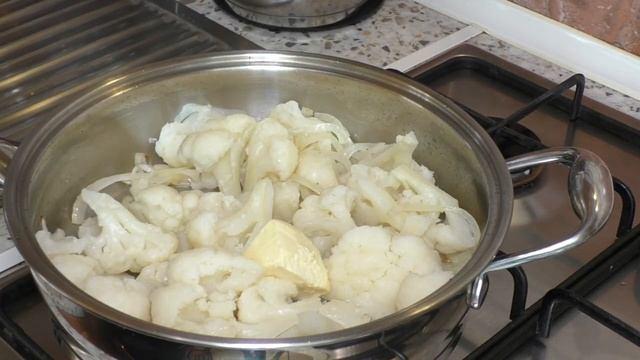 ГАРЯЧИЙ САЛАТ цветная капуста с курицей ! А как вкусно ! ENG SUB