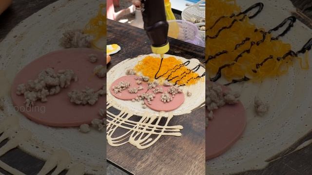 신기한 인디안 팬케이크 롤 - Amazing Indian Pancake Roll - Thai Street Food смотреть онлайн