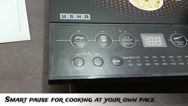 Usha CJ1600WPC 1600 Watts Induction Cooktop | Unboxing And Review with English subtitles
