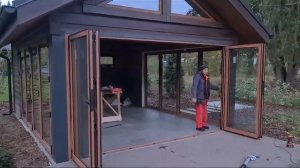 Теплые складные алюминиевые порталы Alutech BF 73