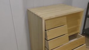 Как делать вместительный комод из дерева