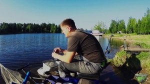 Фидерная заруба, рыбалка на фидер в компаний друзей.