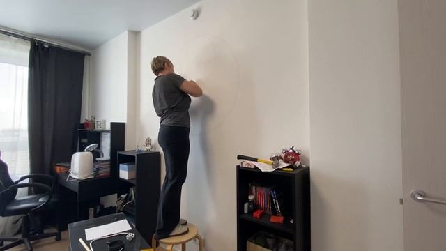 DIY Исполнила маленькую мечту сына | рисунок на стене смотреть онлайн