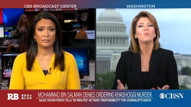 Norah O'Donnell on her interview with Saudi Crown Prince Mohammad Bin Salman смотреть онлайн