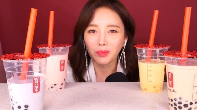 [ASMR Mukbang] 쫀득쫀득 버블티💕(Bubble Tea) | Realsound Eatingshow 먹방 [Ssoyoung 쏘영 ASMR]