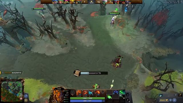 Первая игра на разогреве в турбо режиме / Dota2 смотреть онлайн