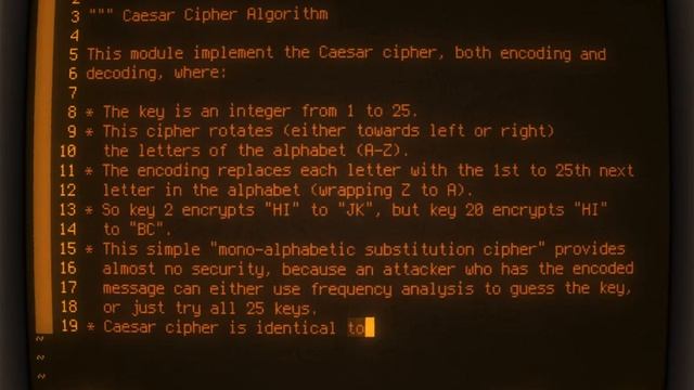 100 BC old Caesar Cipher in Python