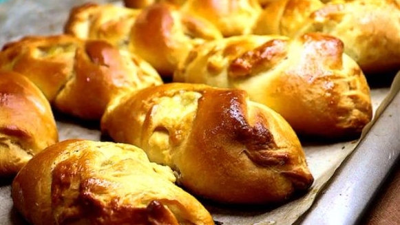 Открытые пирожки с яблочной начинкой смотреть онлайн