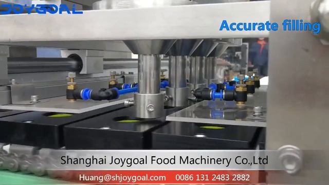 [JOYGOAL Machinery] KFP-4 Automatic Nespresso coffee capsule filling and sealing machine смотреть онлайн