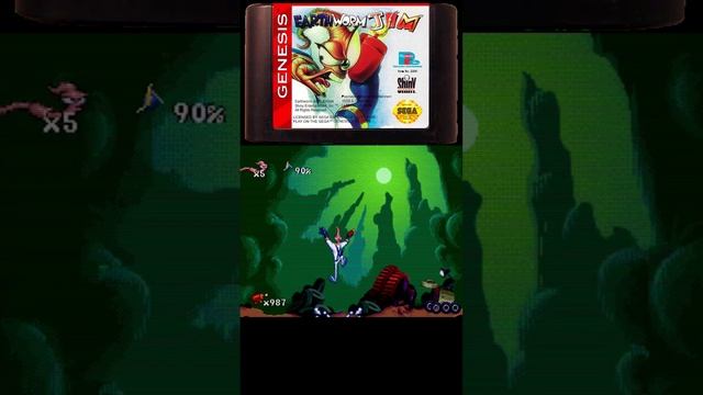 #1 Earthworm jim boss/Червяк Джим Мусорное Ведро