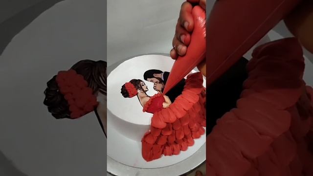 Anniversary cake ❤️❤️#cake #trending #ytshort#viralreels смотреть онлайн