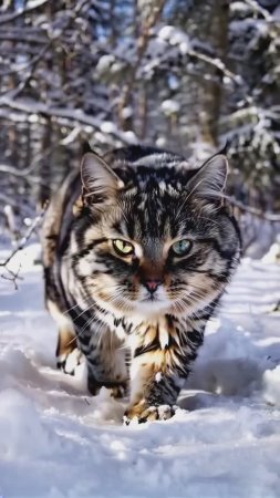 I Survived WINTER with ONLY Siberian and Forest Cats