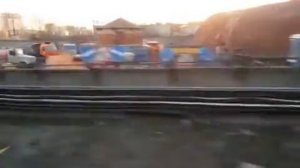 2-й путь перегона ст.  Автозаводская - ст. Технопарк (ЗЛ №2) 28.12.2015