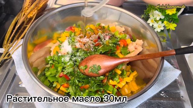 СКОРЕЕ СОХРАНЯЙТЕ РЕЦЕПТ! ЭТО ПРОСТО БОМБА! КРАСИВЫЙ КУРИНЫЙ ПИРОГ ПОКОРЯЕТ СРАЗУ@halalhomemade576
