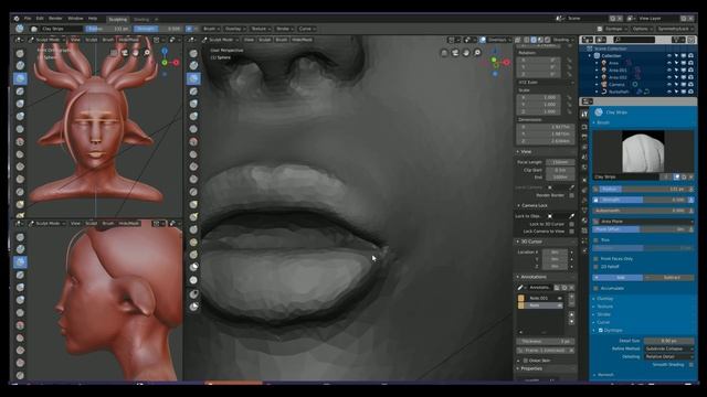 Blender 2.8 Speed Sculpt: Fantasy смотреть онлайн