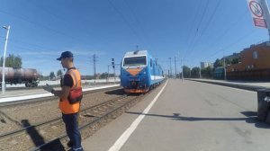 Электровоз ЭП1М-424 станция Рязань-2 17.07.2016