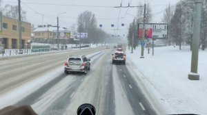 ✅ ЭТО ВИДЕО ПОПАЛО В ТОП!!! ДВИЖЕНИЕ ПО СНЕЖНОЙ КОСТРОМЕ!!!