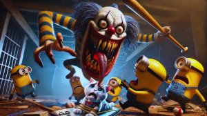 Миньоны | Миньон превратился в страшного клоуна! Как это было?